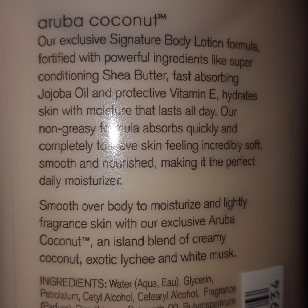 ⚄NWT Aruba Coconut B & B Works Lotion - Picture 4 of 6